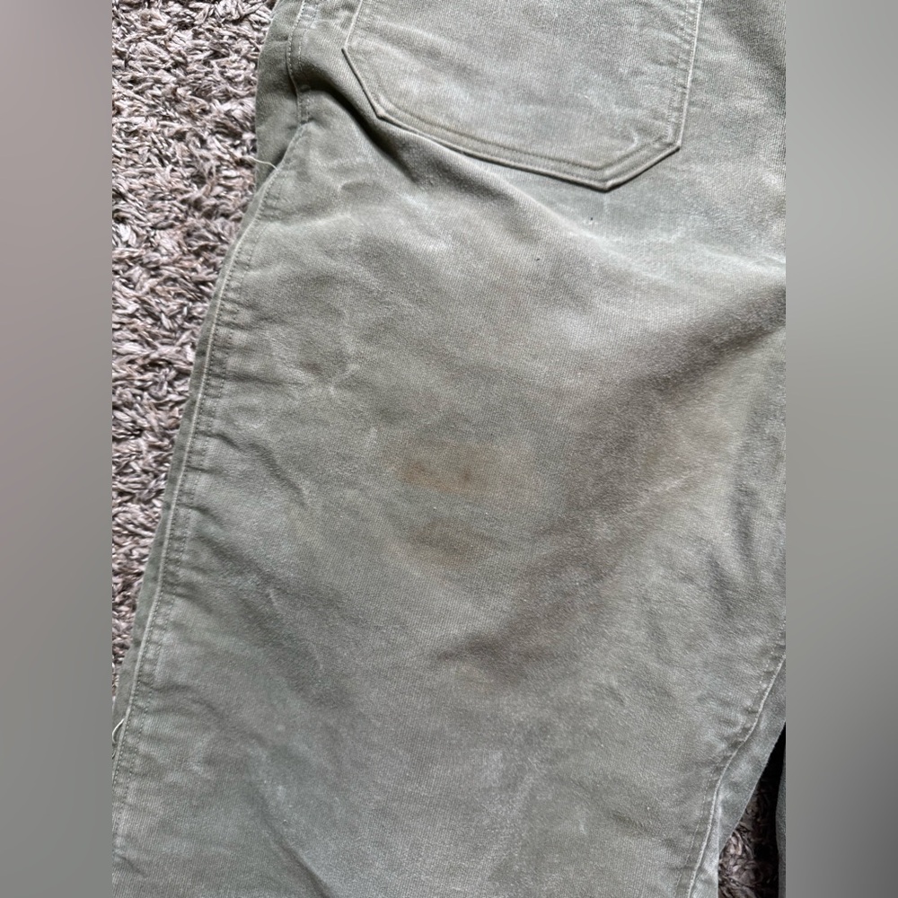 Vintage WW2 us navy overalls-1940s USN Talon zipper 46x19 M missing button #0932 - Picture 2 of 11